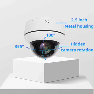 4MP/5MP <span class=keywords><strong>4x</strong></span> <span class=keywords><strong>zoom</strong></span> quang PoE IP Mini Dome <span class=keywords><strong>2</strong></span>.5-inch PTZ kim loại máy ảnh với tự động theo dõi 30m phát hiện ngoài trời và trong nhà - Product Image 4