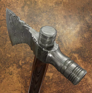 Wholesale Customized Premium Quality OEM ODM Service Hand Forged Damascus Steel Style <b>Axe</b> with Long <b>Wood</b> Handle Outdoor Camping - Product Image 4