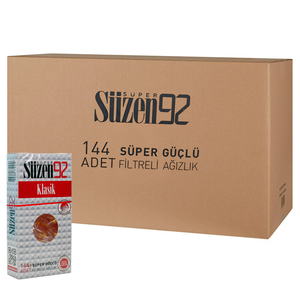 Boquillas Clásicas para Cigarrillos con Filtro, Paquete de 144 Unidades, Tamaño King, Combustión Lenta, 6 mm de Diámetro - Product Image 1