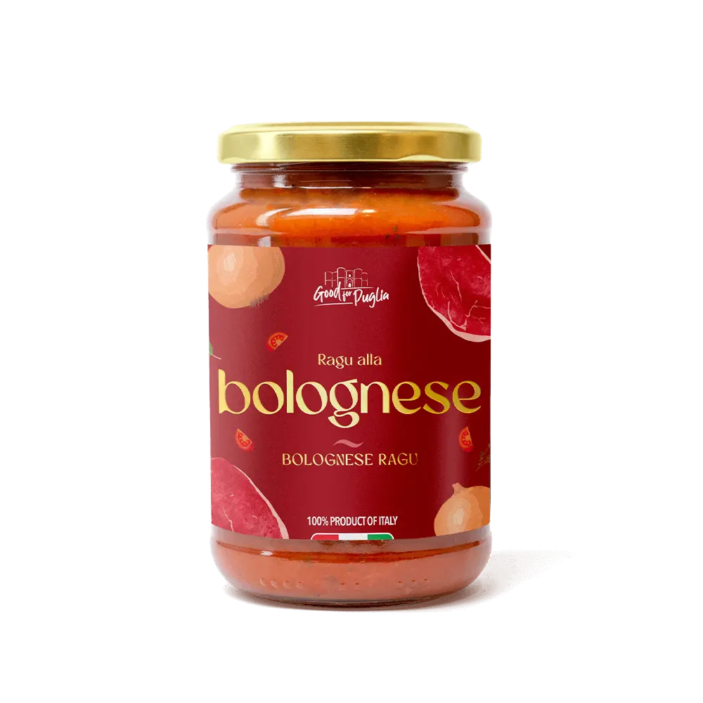 Savor the Taste of Italian Tradition with Bolognese Sauce - 340g Jar, Quality Product from Puglia