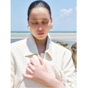 Nouvelle veste de qualité pour femmes, veste d'hiver KERI INTRECCIATO, cuir végétalien, sans animaux, élégante, vêtements pour femmes, vestes en provenance du Vietnam - Product Image 1