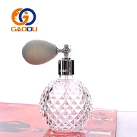 Botol Parfum Spray Kaca Bentuk Bulat Grosir 50ml 100ml, Botol Parfum Vintage Dengan Airbag, Dapat Dikustomisasi