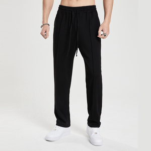 Pantalones de chándal de algodón de entrenamiento elegantes y cómodos para hombres Pantalones de Jogger de diseño de corte recto holgados - Product Image 3
