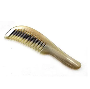 Vente en gros Peigne en corne de buffle pour le soin des cheveux et peigne en corne élégant pour dames et hommes Peigne en corne pour cheveux bouclés - Product Image 4