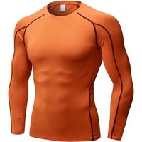 Haut de compression à manches longues pour le sport, vêtements de sport, prix raisonnable