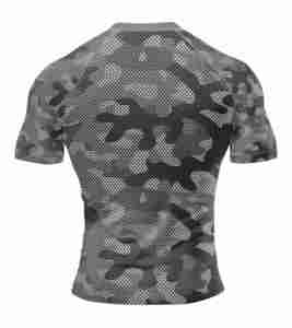 Rashguard de Jiu Jitsu de Manga Corta para Hombre, Logotipo Personalizado al por Mayor, Rashguard de Jiu Jitsu Bjj con Estampado 3D - Product Image 2