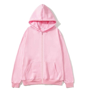 Sweat à capuche zippé pour homme en coton mélangé, basique, sur mesure, en gros, surdimensionné, polaire, vêtements de sport, OEM - Product Image 5