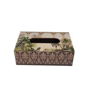 กล่องทิชชู่แฮนด์เมดหรูหราคุณภาพสูงสำหรับใช้ในบ้านโรงแรมและร้านอาหาร - Product Image 1