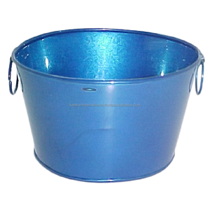 Maceta Azul Elegante con Orificio de Drenaje para Decoración de Hogar, Restaurante y Jardín - Maceta Resistente para Interiores y Exteriores - Product Image 1