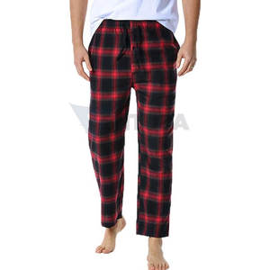 Latest Style Custom Design <b>Men</b> Flannel <b>Trousers</b> <b>For</b> Adult OEM Services Made In High Quality <b>Men</b> Flannel <b>Trousers</b> - Product Image 1