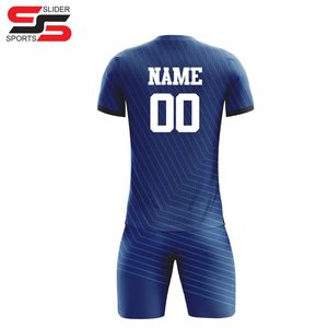 Ensembles d'uniformes de football à manches courtes, maillot personnalisé, uniforme de football rouge pour hommes, vêtements de sport - Product Image 6