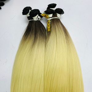 กระจุกผมสำหรับผู้หญิงผิวดำสำหรับต่อผมมนุษย์แท้ธรรมชาติแบบไล่เฉดสี - Product Image 3