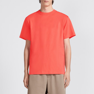 เสื้อยืดสำหรับผู้ชายผ้าคอตตอน100% แห้งเร็วเปิดไหล่รับซัมเมอร์บริการ OEM เสื้อถัก - Product Image 1