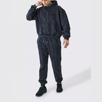 Ensemble essentiel surdimensionné de luxe de haute qualité, sweat à capuche et jogging de printemps survêtements personnalisés de haute qualité