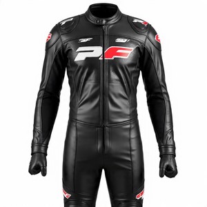 Combinaison de course de moto haut de gamme, matériaux de qualité supérieure, curseurs, protection avancée, pilote professionnel, option complète, construite sur mesure - Product Image 1