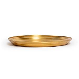 Polished Finish Brass Serving <b>Tray</b> Enhancing Visual Appeal Of <b>Food</b> Presentation With <b>Warm</b> Metallic Shine - Product Image 5