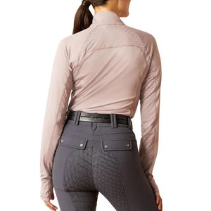 Ropa ecuestre Camisas ecuestres personalizadas Manga larga Equitación Servicios de capa base Show Shirt para la venta - Product Image 5