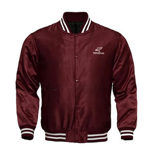 Veste Letterman élégante de haute qualité pour hommes Design super satin unique pour l'hiver Style de rue à la mode - Product Image 1