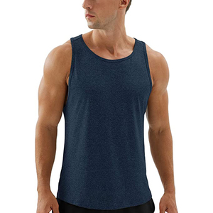 Haute qualité OEM hommes entraînement Muscle Gym sans manches Fitness débardeurs séchage rapide léger T-Shirts en gros Singlet hauts - Product Image 1
