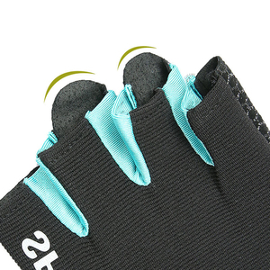 Gants d'entraînement avec poignée en silicone, en polyester, pour la salle de sport, l'entraînement et l'exercice physique - Product Image 5