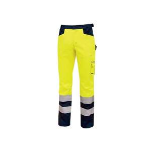Pantalones DE SEGURIDAD reflectantes fluorescentes amarillos radiantes de - Product Image 1