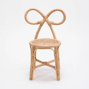 Chaises à nœud personnalisables pour fête d'enfants, rotin 100% naturel fait à la main, chaise écologique durable de toutes tailles - Product Image 2