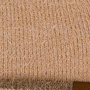 OEM y ODM logotipo personalizado Mohair Beanie Hat Unisex Gradient Color Beanie CAPS Streetwear moda mullido cálido invierno gorros sombrero - Product Image 6