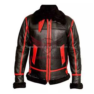 Calidad superior, precio asequible: chaqueta de cuero de piel de moda para hombres resistente al olor, secado rápido, vendedor superior - Product Image 4