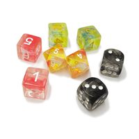 Ensemble de dés en résine polyédriques personnalisés avec logo pour jeux de société et cadeaux promotionnels - Fabricant de dés de jeu OEM