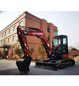 Mini-excavatrice Yanmar VIO50 d'occasion, excavatrice de 5 tonnes, petite pelle, faible nombre d'heures de travail, pièces d'origine, certifiée CE - Product Image 3