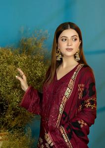 เสื้อผ้าสำหรับฤดูหนาวจากร้าน Salwar Kameez ทำจากหนังแท้ของอินเดีย - Product Image 4