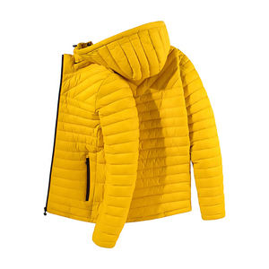 Styliteintl personnalisé Logo extérieur léger chaud manteaux hommes hiver bulle bouffante vers le bas manteau coton bouffantes vestes - Product Image 2