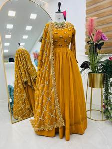 ชุด Anarkali สำหรับงานแต่งงานและงานปาร์ตี้เสื้อผ้าชาติพันธุ์ - Product Image 2