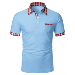 เสื้อโปโลแขนสั้นสำหรับผู้ชายเสื้อกีฬากอล์ฟแบบลำลอง - Product Image 5