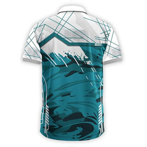 Maillots de cricket personnalisables pour hommes – Tenues de sport respirantes, durables, à séchage rapide, légères, imprimées numériquement, en toile sportive - Product Image 2