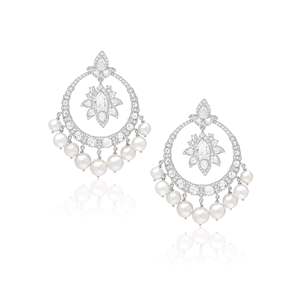 Boucles d'oreilles en diamant Pearlcore - Product Image 1