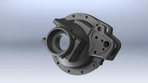 Boîtier et support de différentiel Yogi Engineering (Boîtier 04) - Fonte/Acier/Laçage d'aluminium - Product Image 2