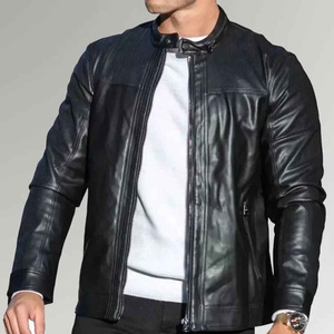 2025 camisa de cuero transpirable ecológica personalizada de lujo para hombre, ropa informal Vintage negra Premium, temporada de invierno, estilo de calle principal - Product Image 3