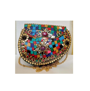 Bolsos de metal de trabajo de mosaico de última moda de la mejor calidad para ropa de fiesta de mujer Precio DE LA India por Luxury Crafts - Product Image 3