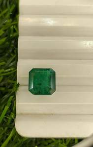 Gema de Esmeralda Verde Natural con Corte Octogonal. Esmeralda para Anillo. 8MM. - Product Image 3