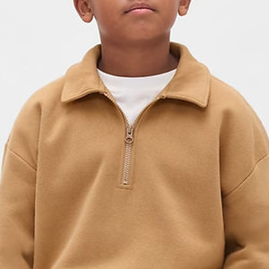 Sudadera para Niños a Precio Económico para Pedidos al por Mayor, Diseño de Alta Calidad con Mangas Completas, Diseño Informal con Cuello Camisero - Product Image 2