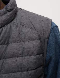 เสื้อกั๊กผู้ชายน้ำหนักเบาแบบไม่มีแขน เสื้อกั๊กบุใยอุ่นสำหรับฤดูหนาว เสื้อคลุมลำลองสำหรับทำงานกลางแจ้ง เสื้อกันลมแบบเย็บติดกัน เสื้อกันหนาวบุผ้าฝ้าย - Product Image 2