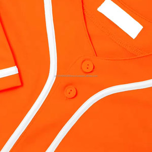 2024 Customized High Quality Two Button Jersey Breathable Baseball & Softball All Team Wear Sportswear - Product Image 4