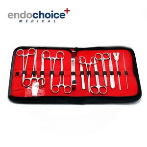Kit de dissection avancé en acier inoxydable approuvé CE de 38 pièces pour les étudiants en biologie médicale avec lames de ciseaux Scalpel Forceps - Product Image 6