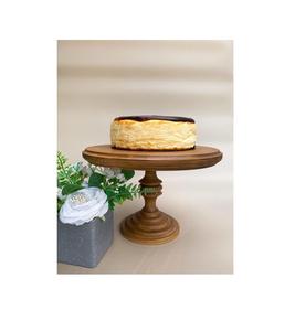 Présentoir à gâteaux en bois de luxe fabriqué à la main avec un corps durable et un ton de couleur riche fait pour la mise en scène ou le service de desserts décoratifs - Product Image 2