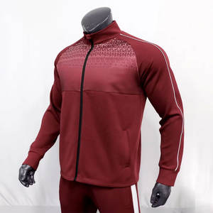 Offre Spéciale veste Slim Fit pour hommes ensembles de baseball personnalisés de haute qualité pour hommes ensembles Slim Fit unisexe uni costumes d'échauffement personnalisés - Product Image 3