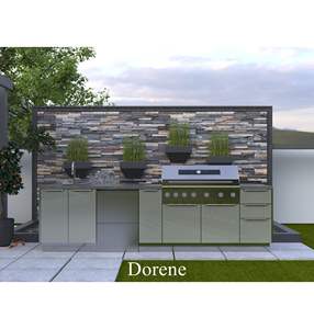 2024 Dorene de haute qualité fabriquée en Chine cuisine extérieure en marbre de haute qualité et stable pour une utilisation <span class=keywords><strong>sous</strong></span> le <span class=keywords><strong>toit</strong></span> - Product Image 1