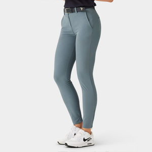 Pantalones de Golf Holgados y Anchos para Mujer, al por Mayor, Personalizados, Material de Spandex/Algodón, Cierre de Botones, Secado Rápido, Transpirables - Product Image 4