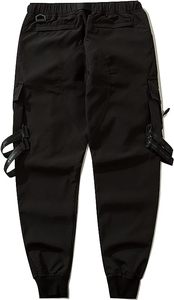 Pantalones Tácticos Techwear para Hombre con Tirantes - Joggers Cargo Estilo Urbano |   Fabricación Personalizada al por Mayor - Product Image 3