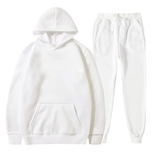 Conjunto de chándales con cremallera para hombre, ropa deportiva, Sudadera con capucha de dos piezas y pantalón de chándal, nuevo chándal bordado de chenilla informal de otoño para hombre - Product Image 5